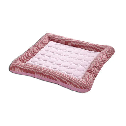Pet Cooling Mat Ice Silk Summer Bed