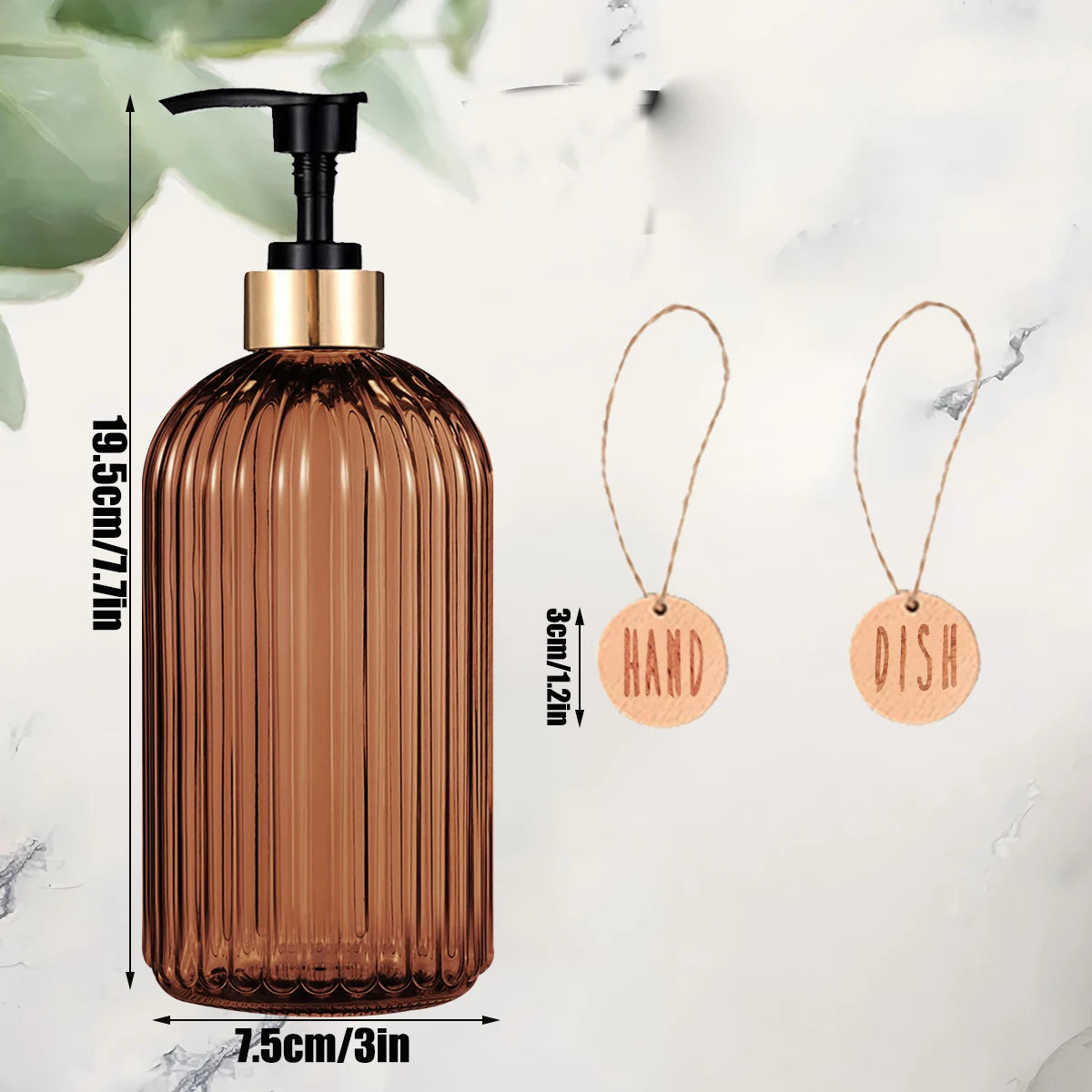 Reusable Dish Soap Dispenser Bottle