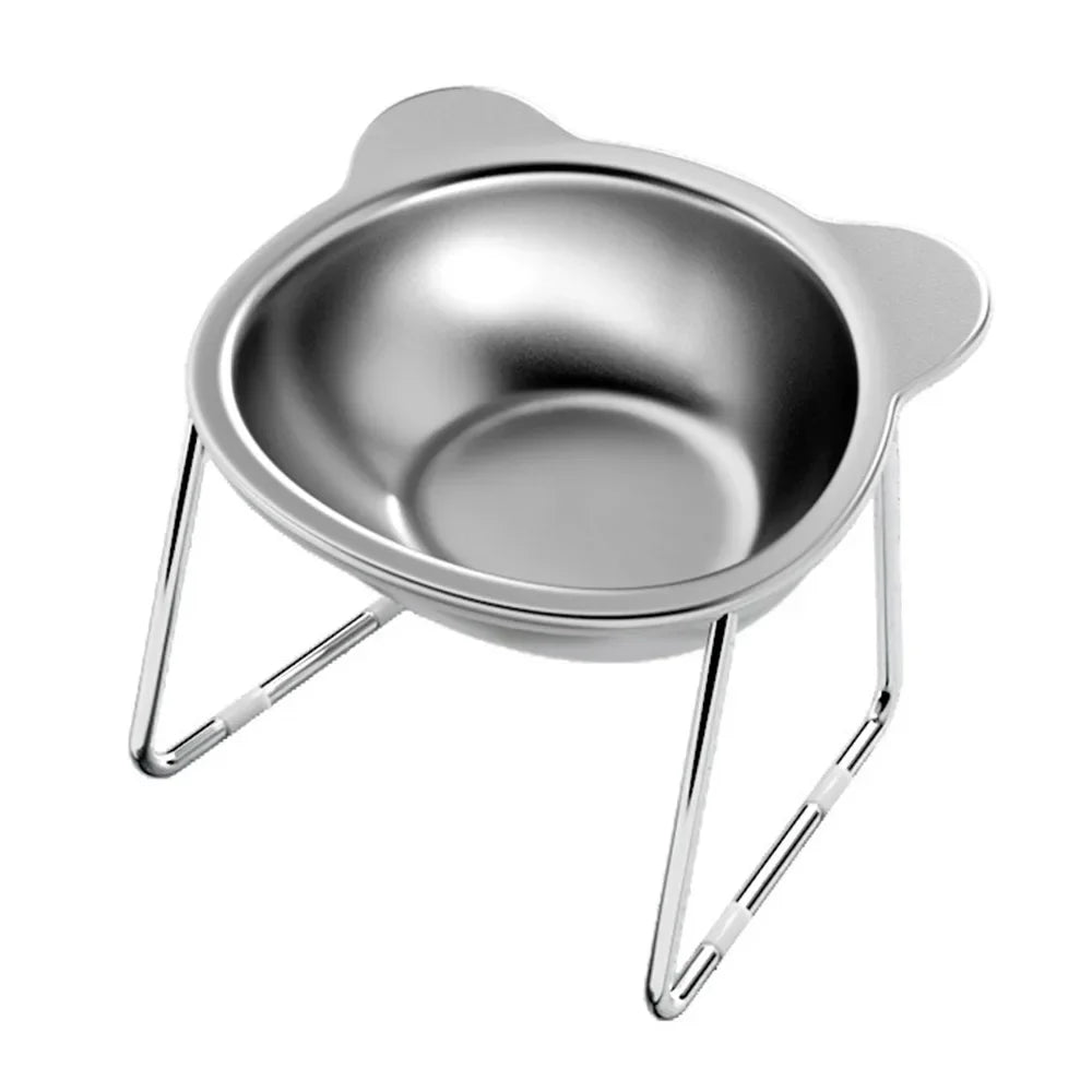 Elevated 304 Steel Cat & Dog Bowl