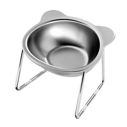 Elevated 304 Steel Cat & Dog Bowl