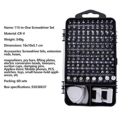 115-in-1 Precision Screwdriver Kit