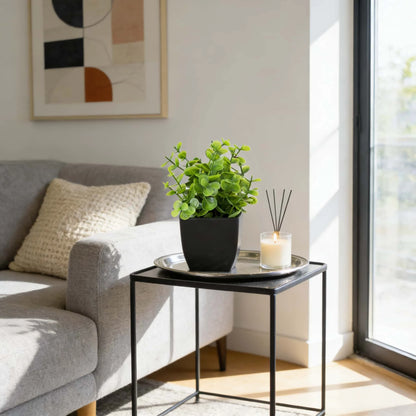 Realistic Faux Eucalyptus Pot Plant
