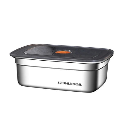 Stainless Steel Camping Lunch Box Sealed