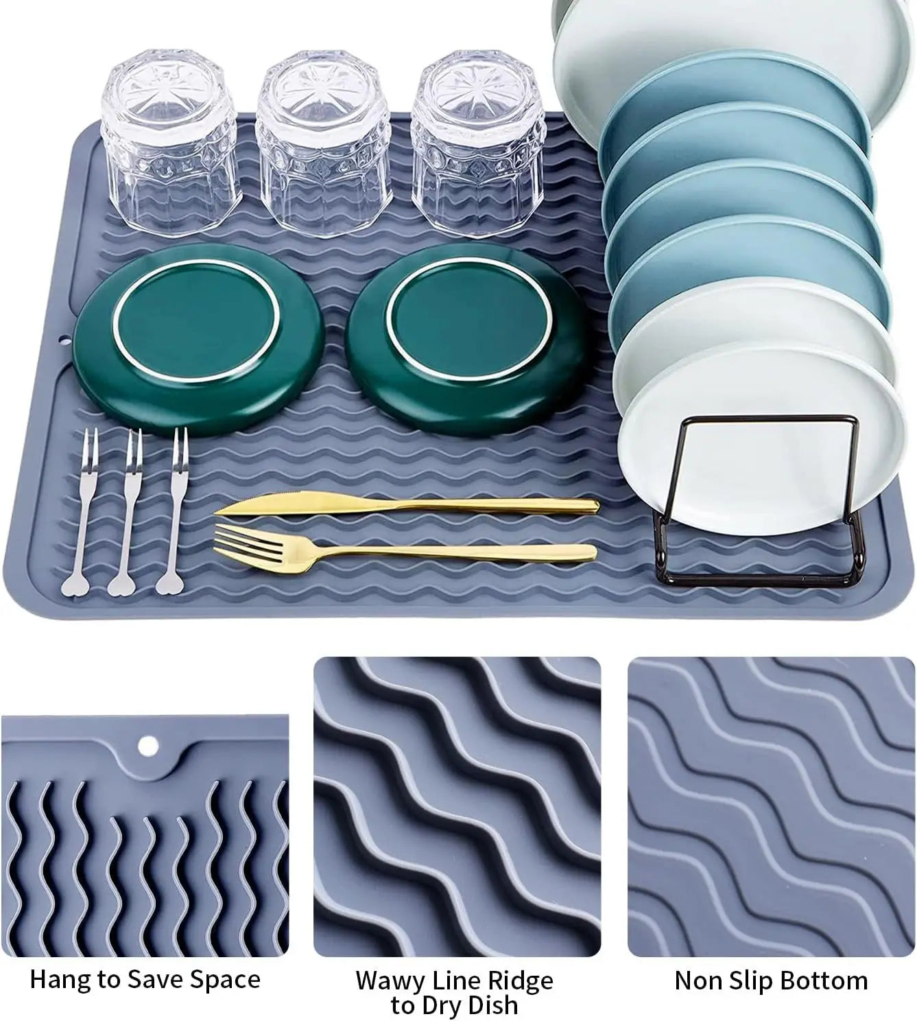 Extra-Large Silicone Dish Drying Mat