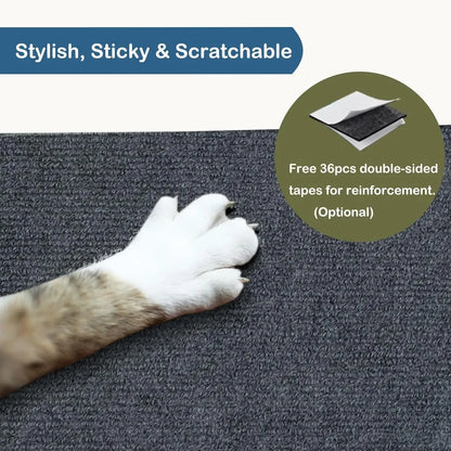 Self-Adhesive Cat Scratching Mat Trimmable