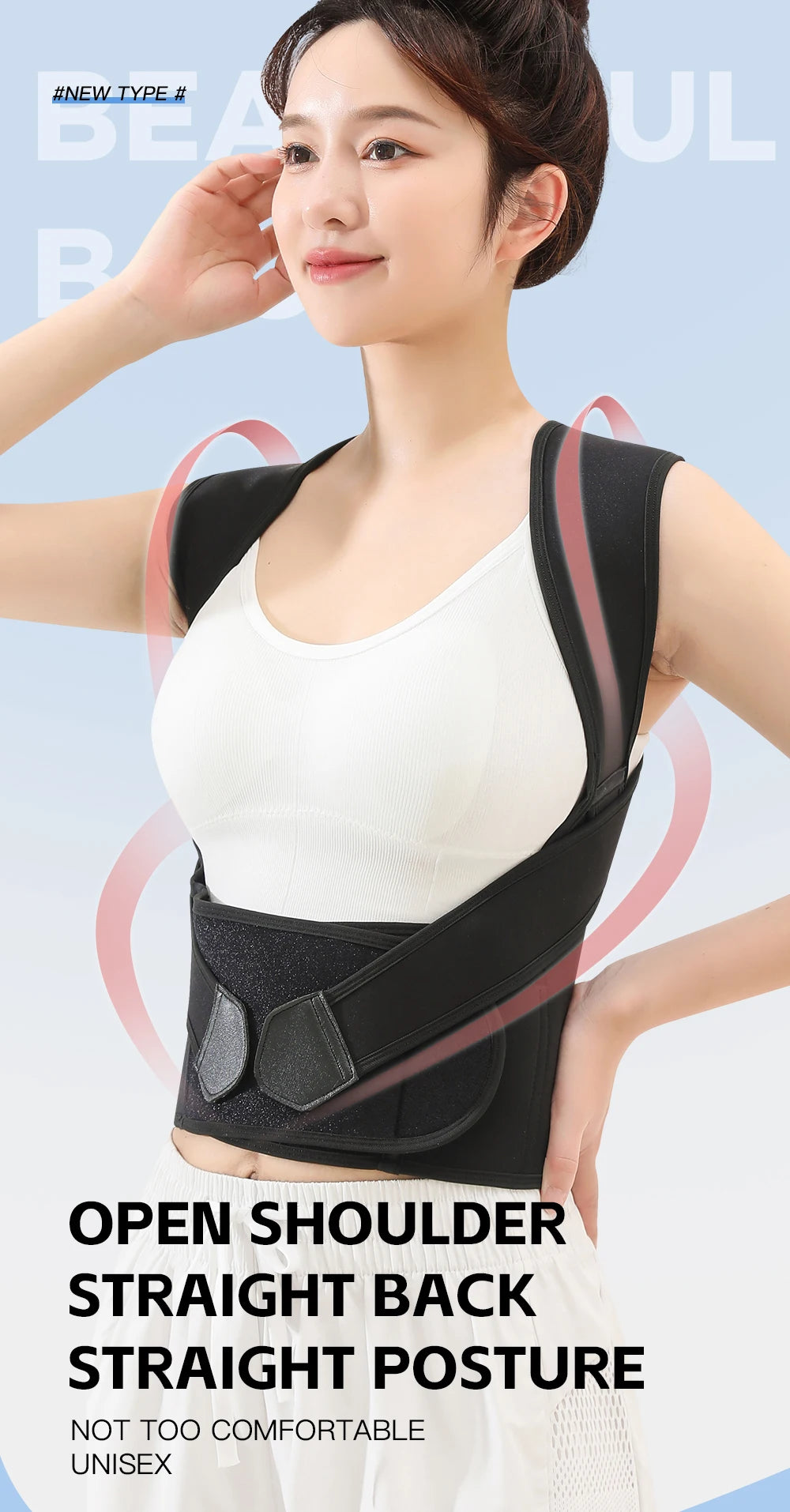 Back Brace Posture Corrector Adjustable