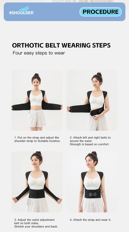 Back Brace Posture Corrector Adjustable