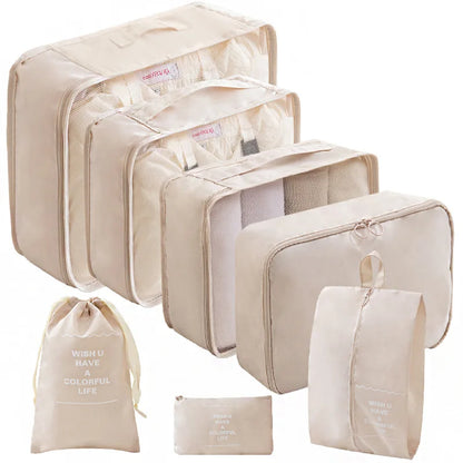 Travel Suitcase Packing Cube Set