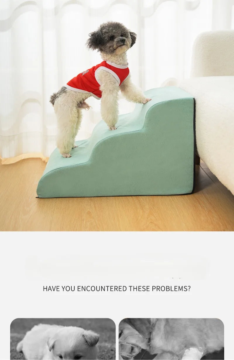 Memory Foam Pet Step Stair Ramp