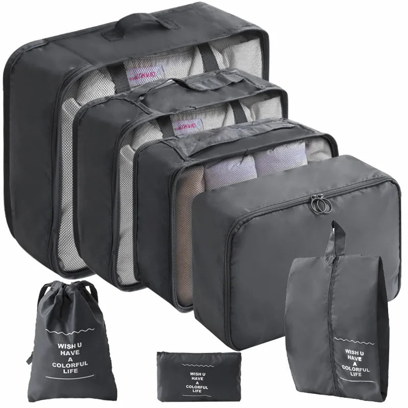 Travel Suitcase Packing Cube Set