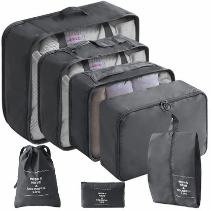 Travel Suitcase Packing Cube Set