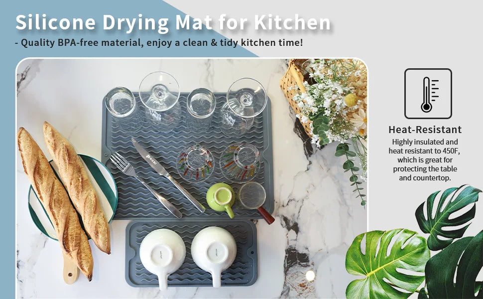 Extra-Large Silicone Dish Drying Mat