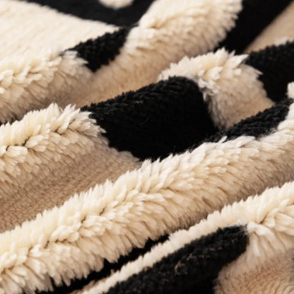Fluffy Fleece Bohemian Sofa Throw