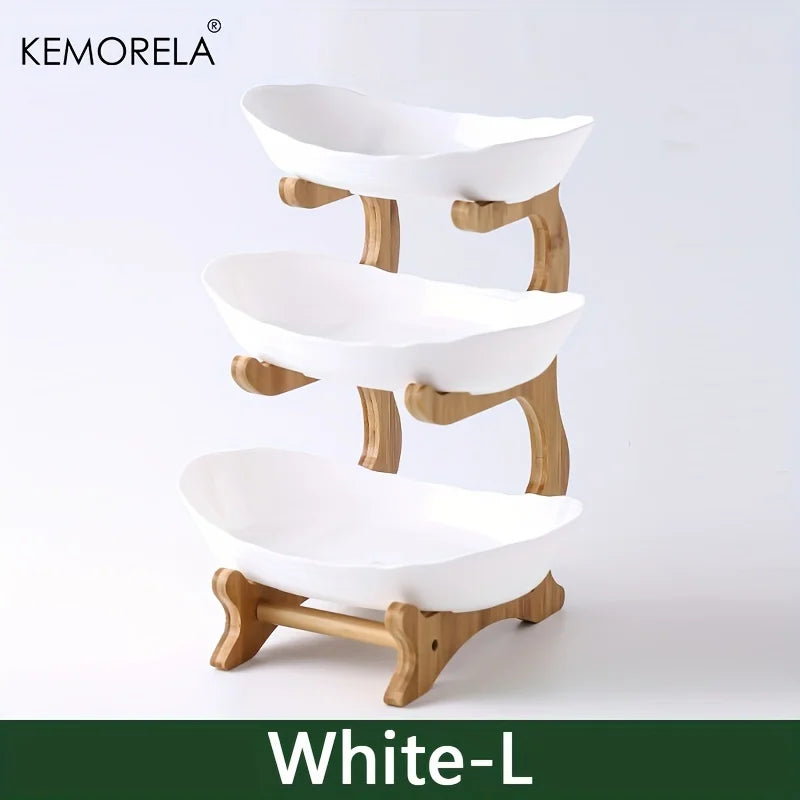 2/3-Tier Fruit Plate & Snack Stand
