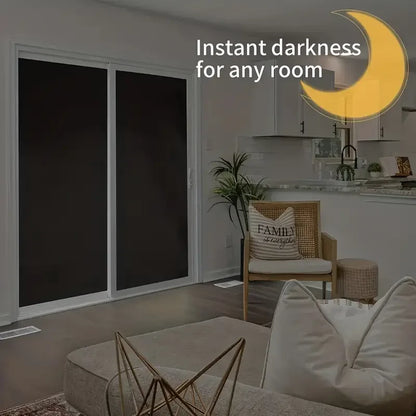 Portable Blackout Curtain Window Film