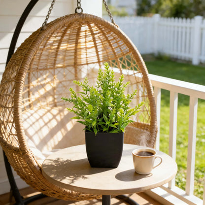 Realistic Faux Eucalyptus Pot Plant