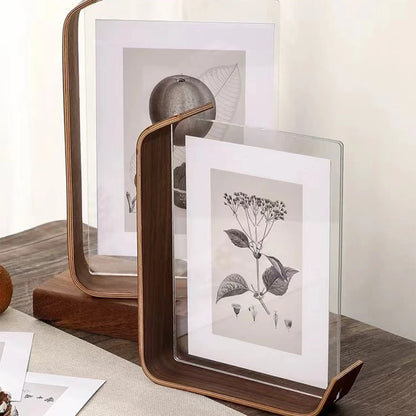Acrylic & Wood Desktop Photo Display