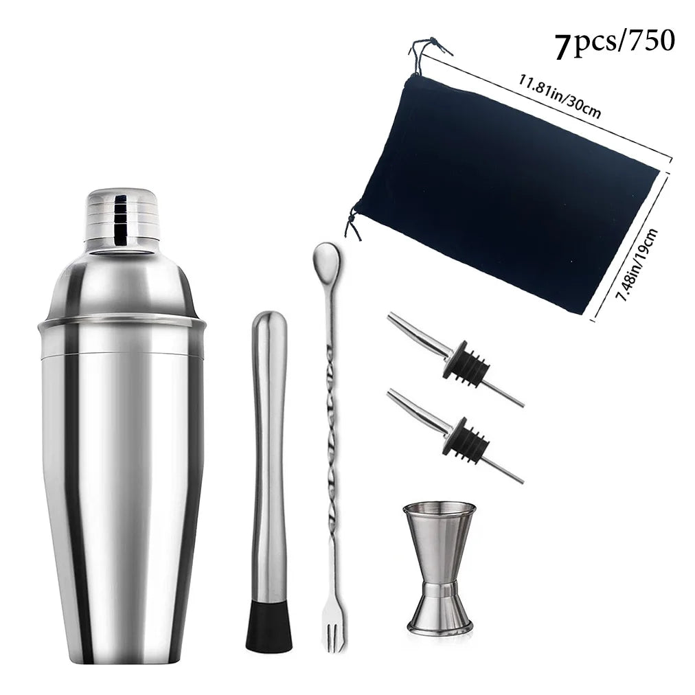 Stainless Steel Cocktail Shaker Set