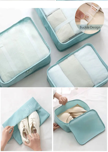 Travel Suitcase Packing Cube Set