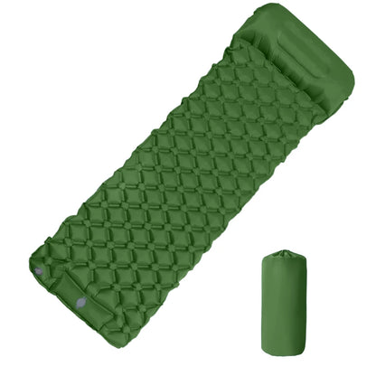 Inflatable Camping Sleeping Pad with Pillow