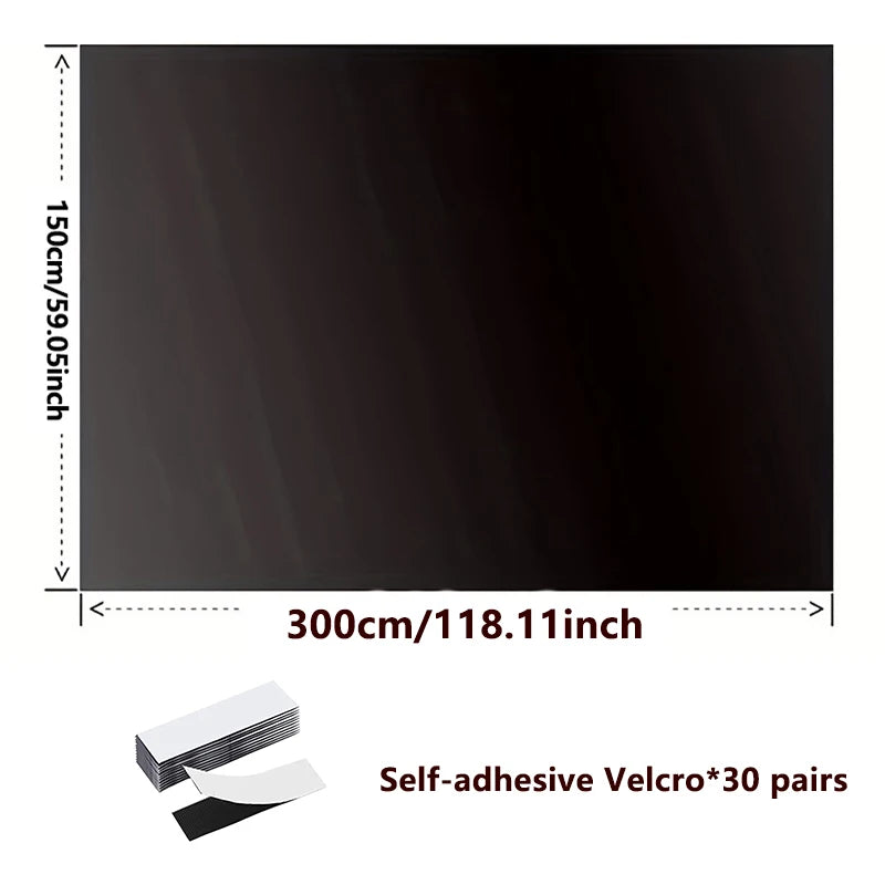 Portable Blackout Curtain Window Film