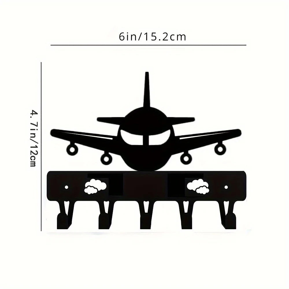 Racing Car Metal Wall Art with Key Hooks