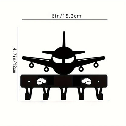 Racing Car Metal Wall Art with Key Hooks