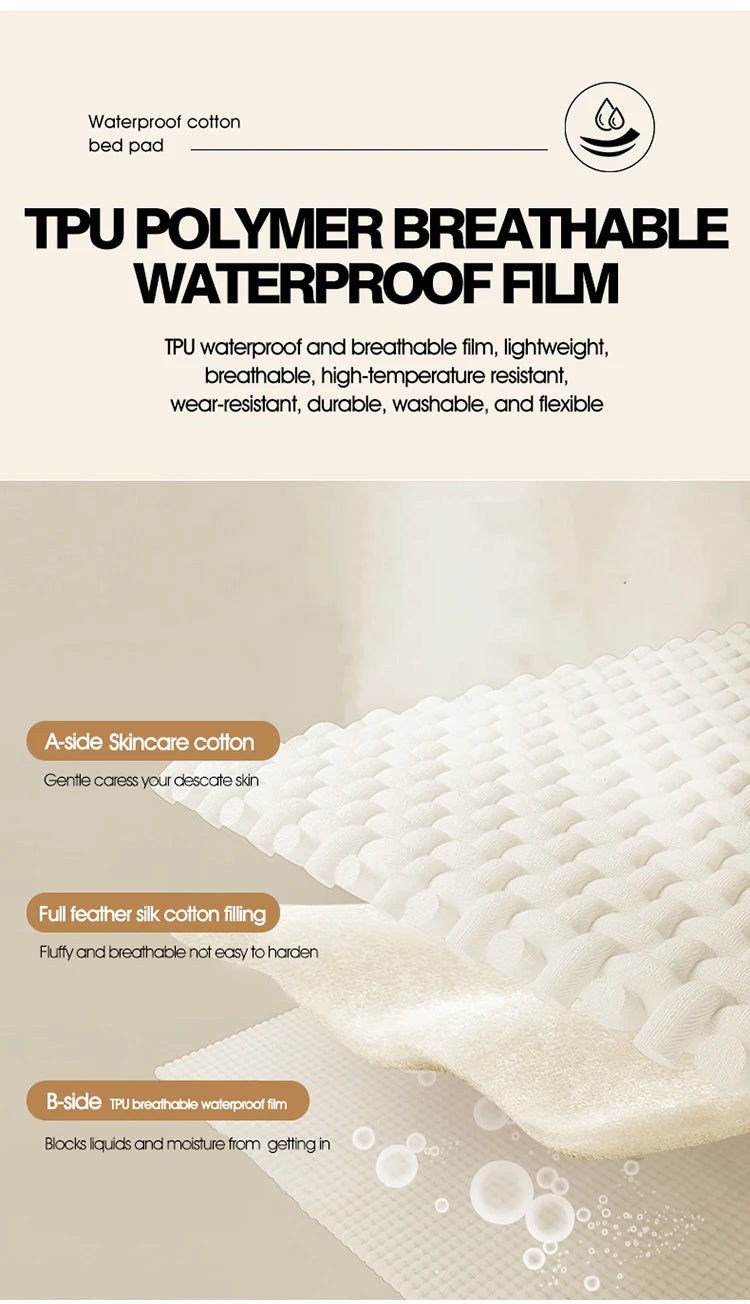 Quilted Waterproof Mattress Protector