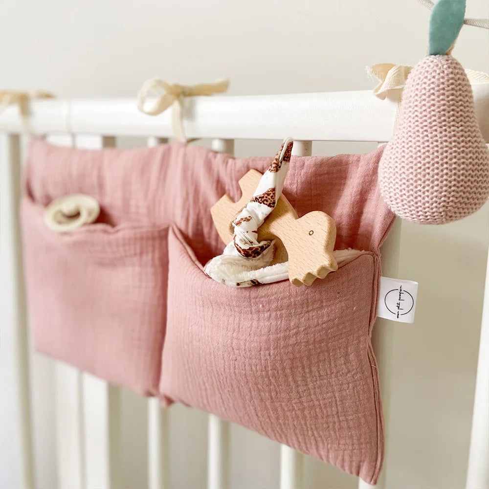 Baby Crib Storage Bag Organiser