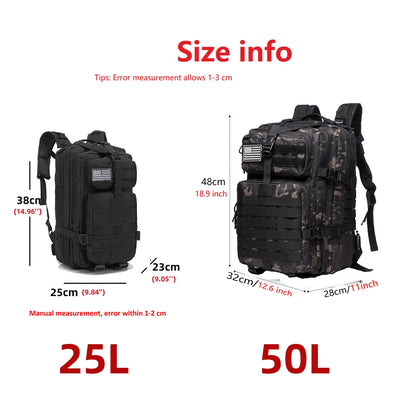Waterproof Tactical Hiking Backpack