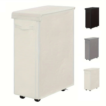 Wheeled Laundry Hamper with Lid