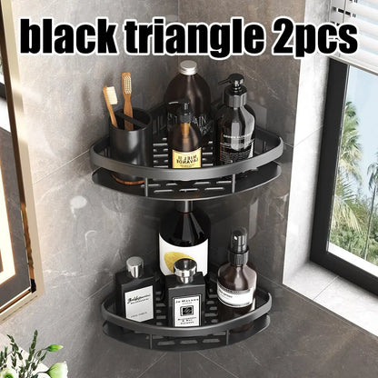 Wall-Mounted Diamond Shower Rack