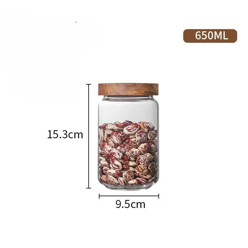 Airtight Glass Kitchen Storage Canister