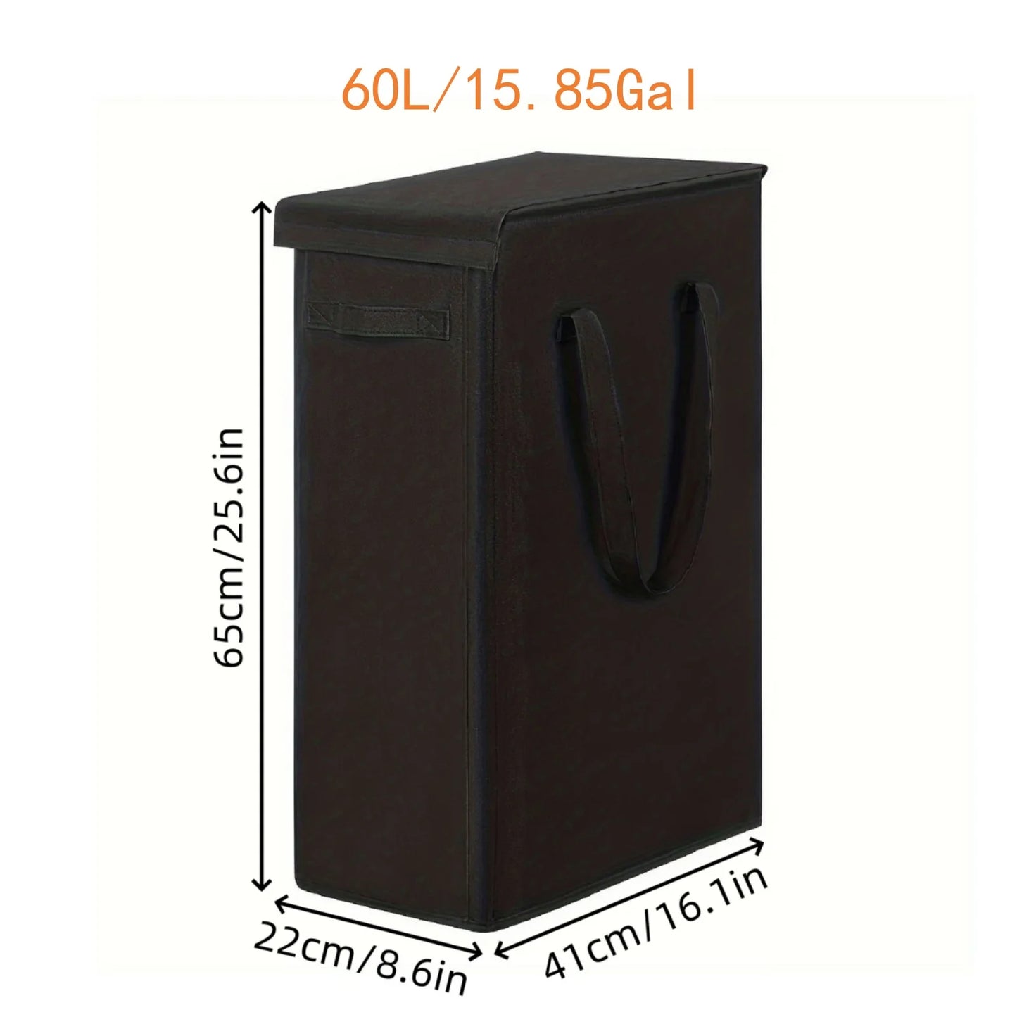 Wheeled Laundry Hamper with Lid