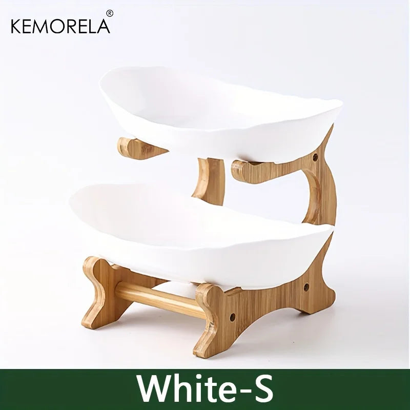 2/3-Tier Fruit Plate & Snack Stand