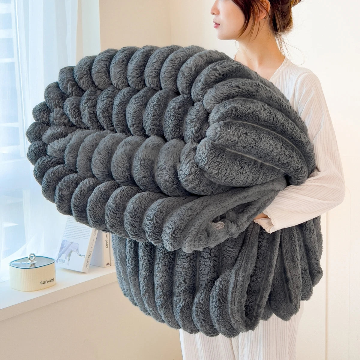 Striped Multifunctional Blanket All Sizes