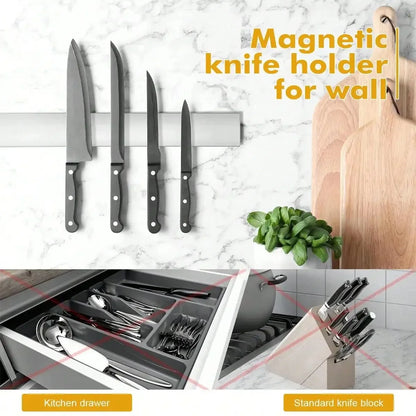 Wall-Mount Magnetic Knife Holder