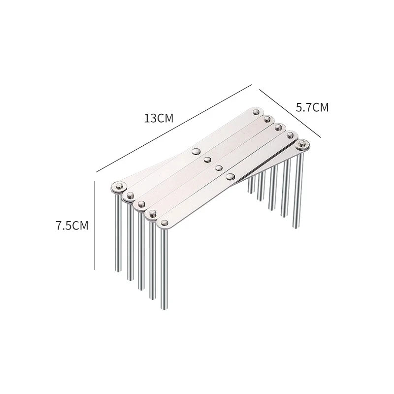 Foldable Dish Drain Rack Organiser