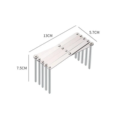 Foldable Dish Drain Rack Organiser