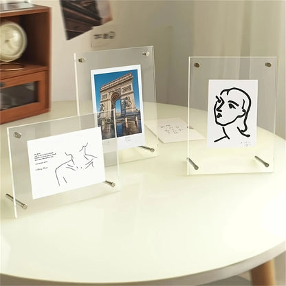 A4/A5 Tilted Desk Acrylic Photo Frame