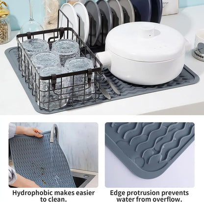 Extra-Large Silicone Dish Drying Mat