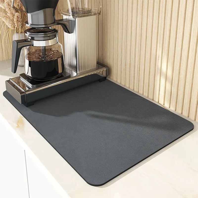Absorbent Kitchen Dish Drying Mat
