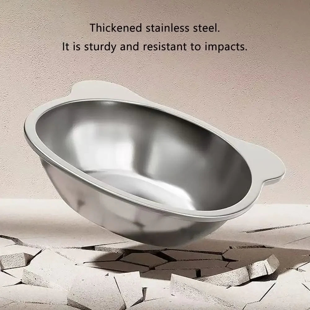 Elevated 304 Steel Cat & Dog Bowl
