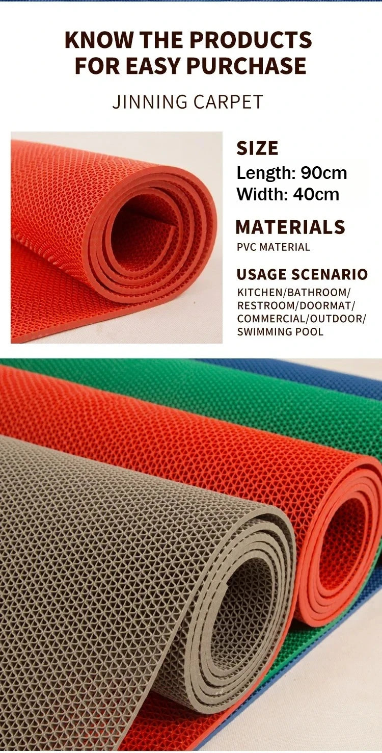 Waterproof PVC Non-Slip Floor Mat