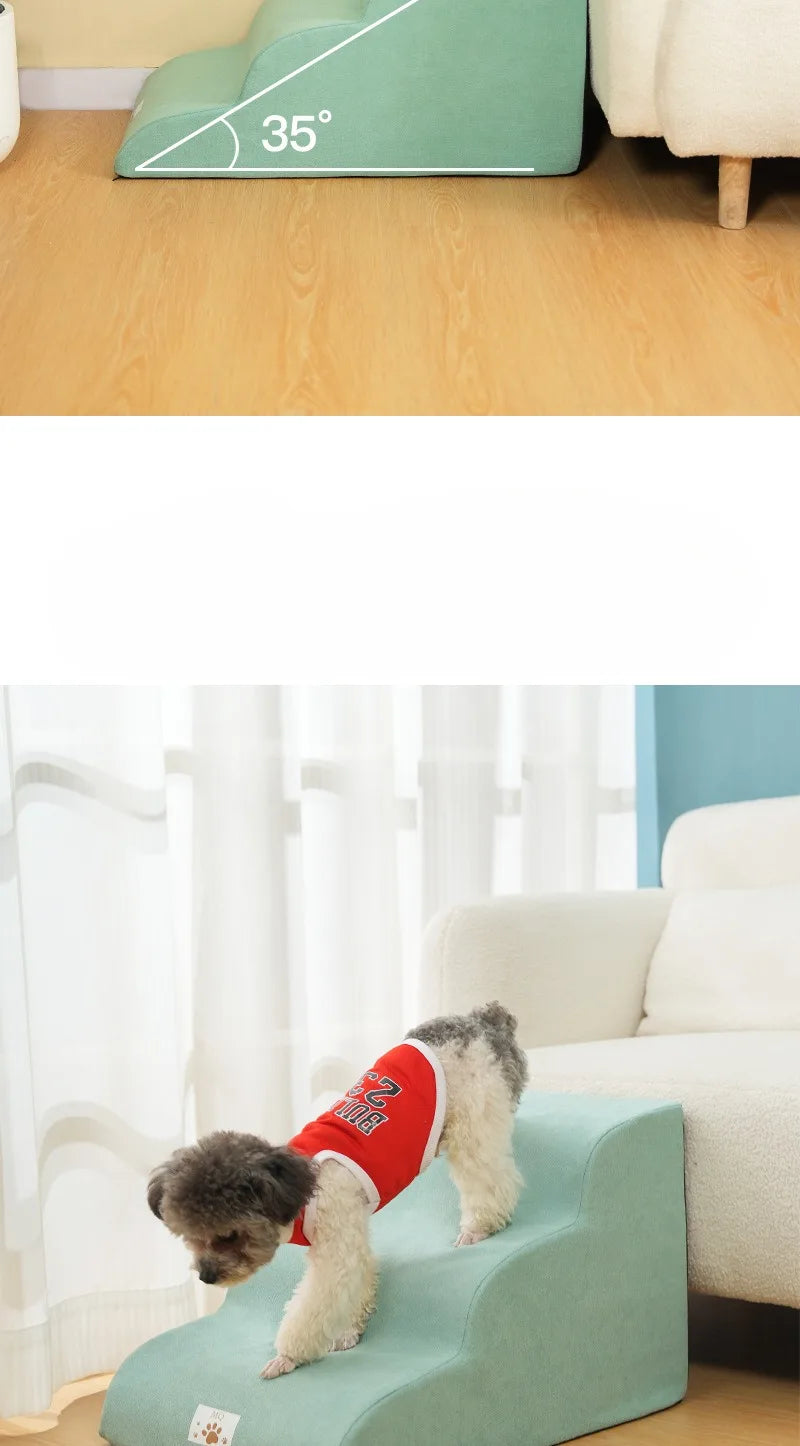 Memory Foam Pet Step Stair Ramp