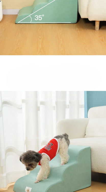 Memory Foam Pet Step Stair Ramp