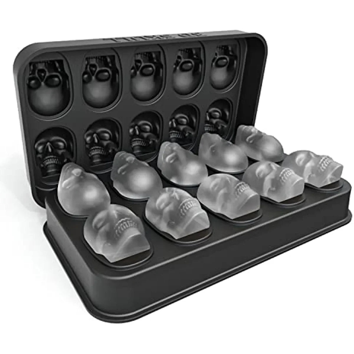 Skull Ice Cube Tray Mould - 10 Cavity