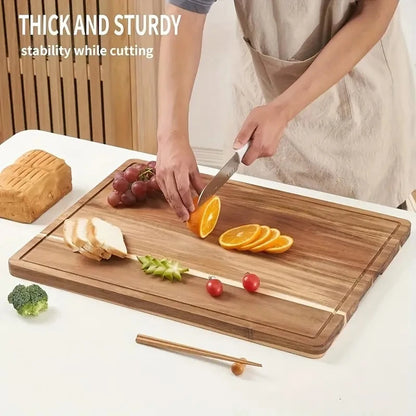 Beech & Walnut Wooden Cutting Board