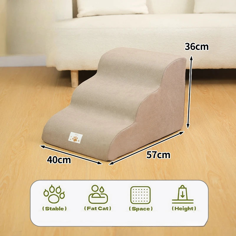 Memory Foam Pet Step Stair Ramp
