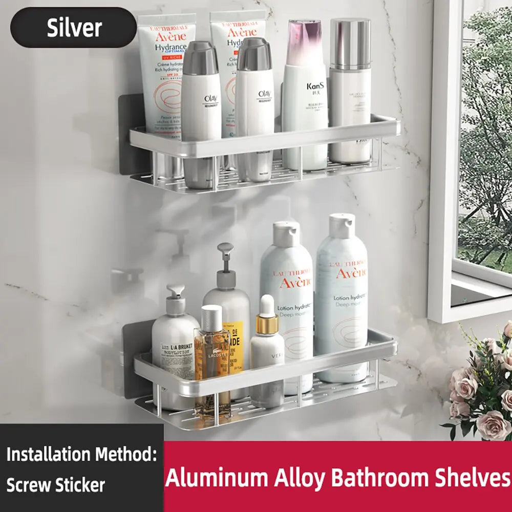 Wall-Mounted Diamond Shower Rack